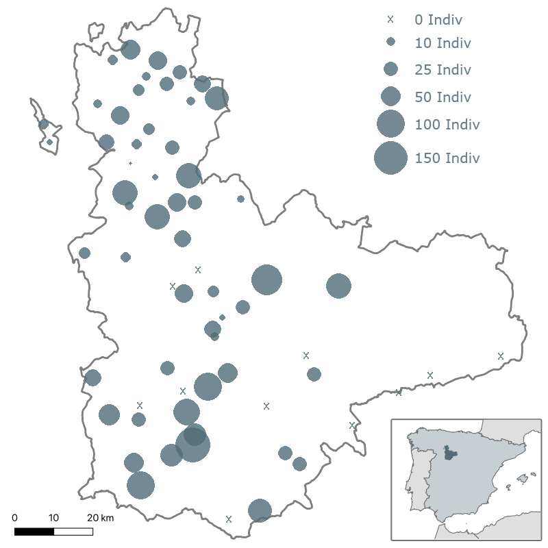 9º Censo de milano real (Milvus milvus) en dormideros de la provincia de Valladolid. Invierno 2016-2017. ACENVA