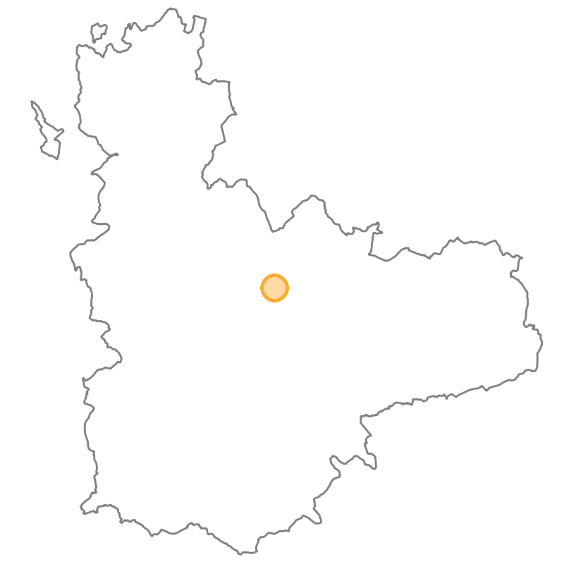 Localización del dormidero Fuensaldaña