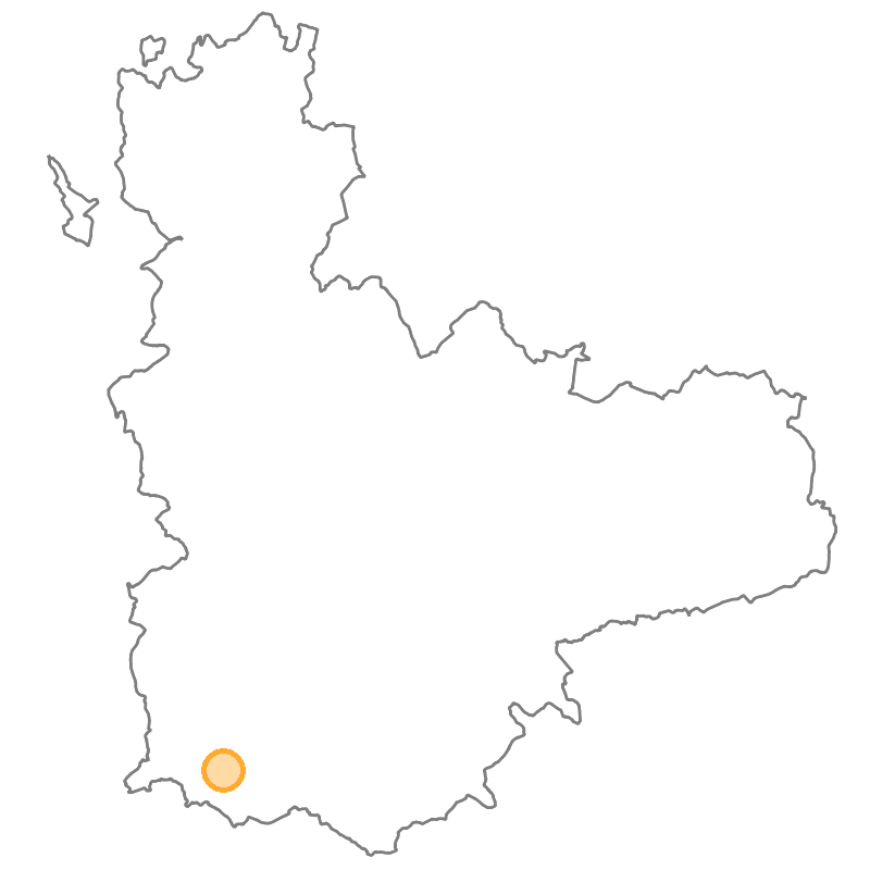 Localización del dormidero Fresno El Viejo