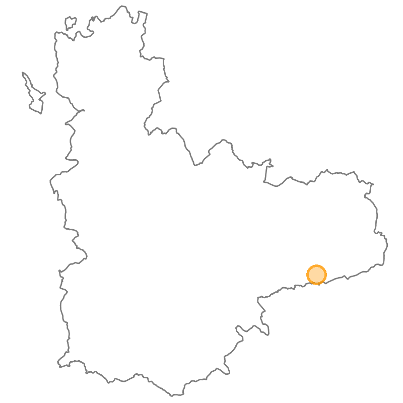 Localización del dormidero Bahabón