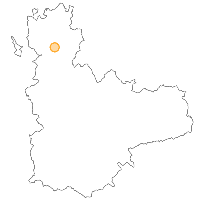 Localización del dormidero Ceinos de Campos